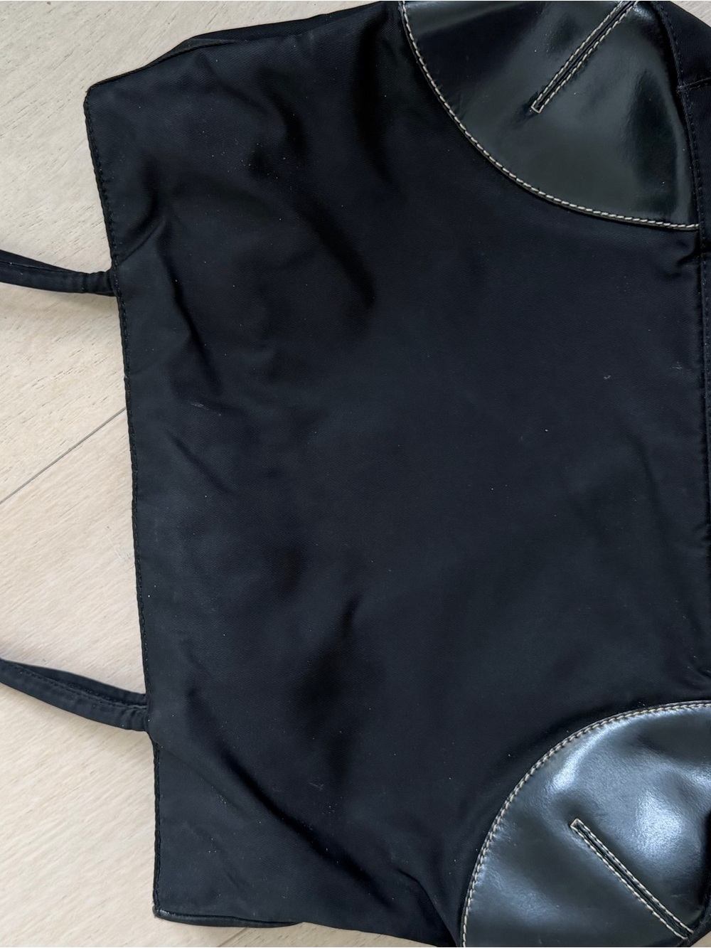 Prada Black Tessuto Nylon Shoulder Bag - Picture 5 of 6